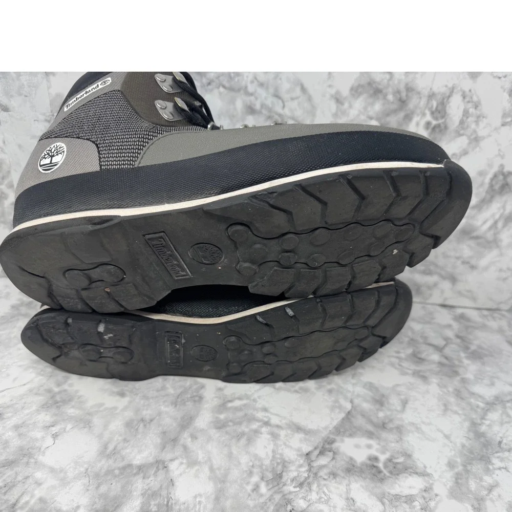 Timberland Euro Hiker Shell Toe Grey Black Mens Hiking trail boots  Size 10‎